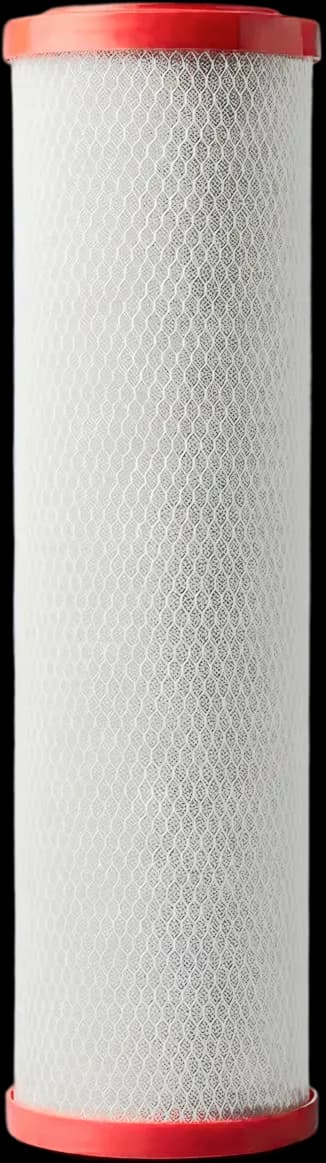 The Mam Nature Swiss Water Cartridge — patented protein-fibre adsorption media for whole-house water filtration